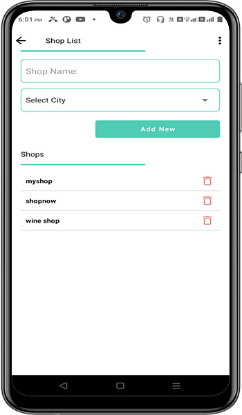 ewine Calculator Shop List
